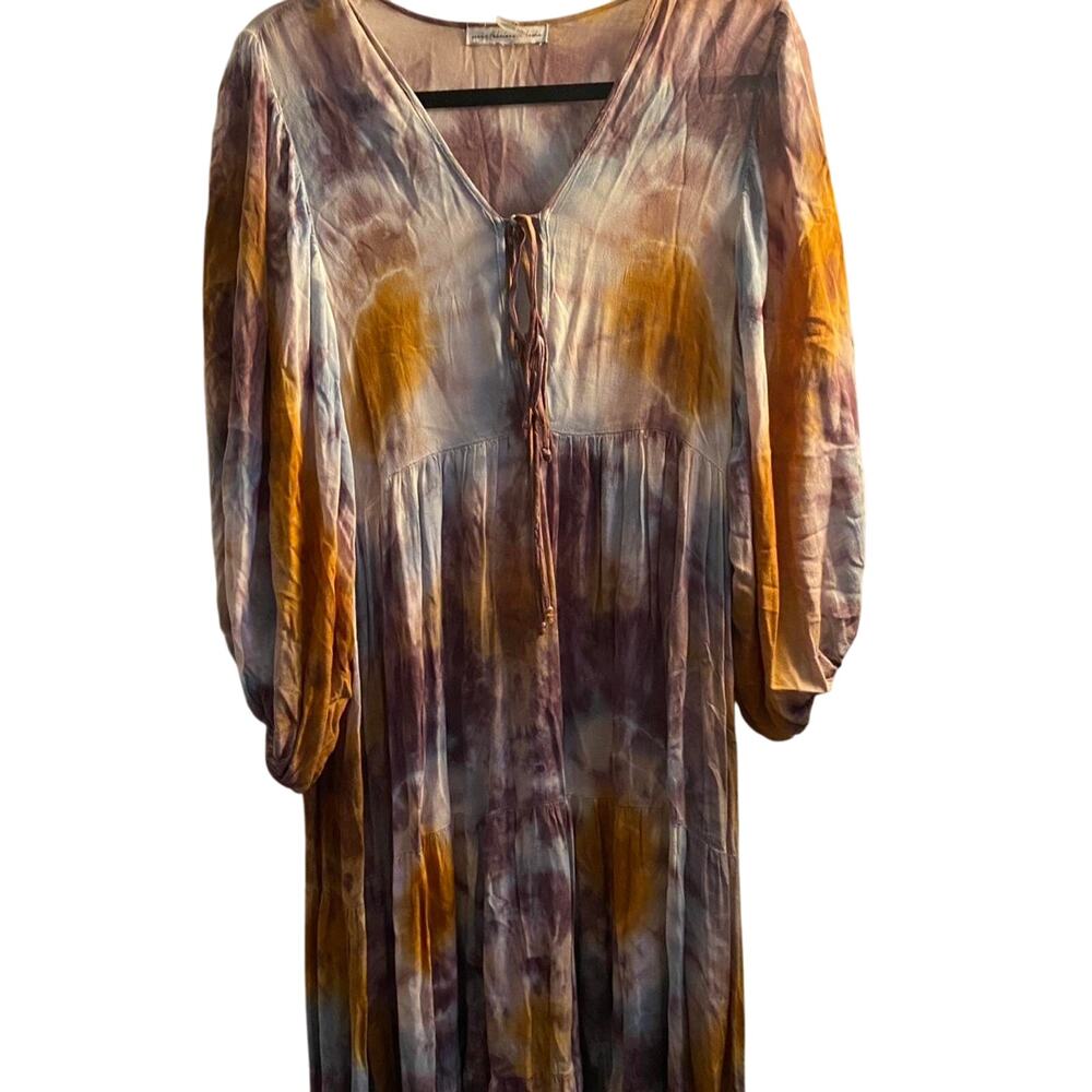 💖 Trendy Tie-Dye Maxi Dress – Flawless Boho Look!